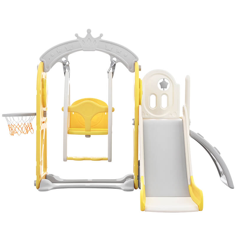 5 in 1 Climber Playset with Basketball Hoop