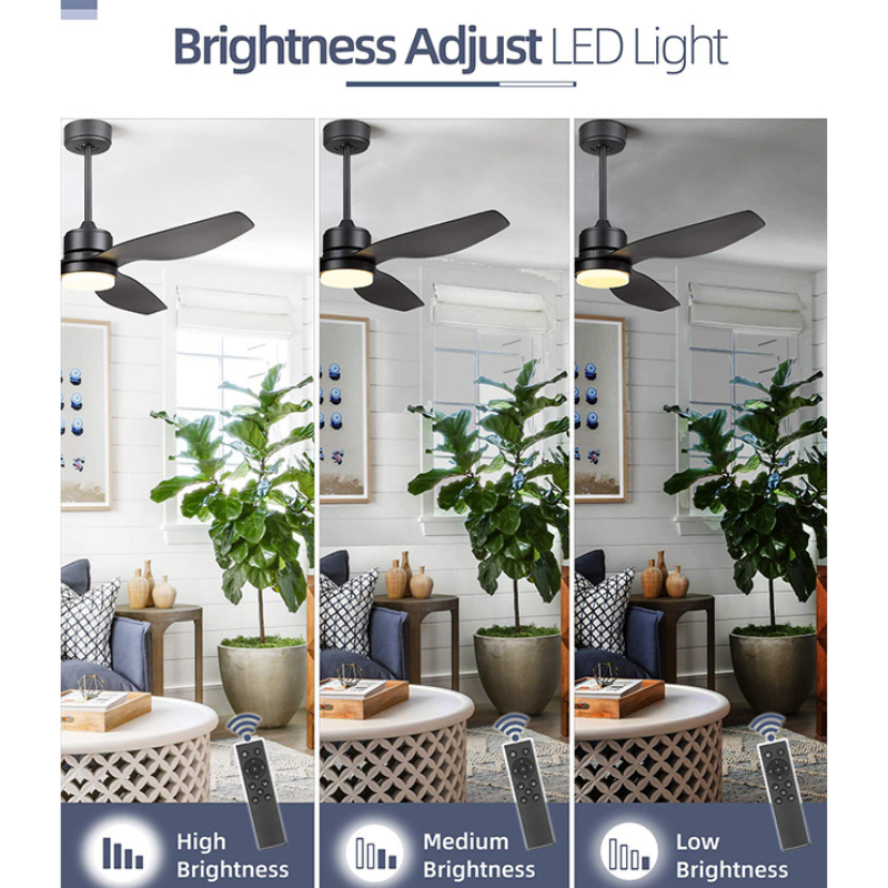 52" Blade LED Propeller Ceiling Fan Light