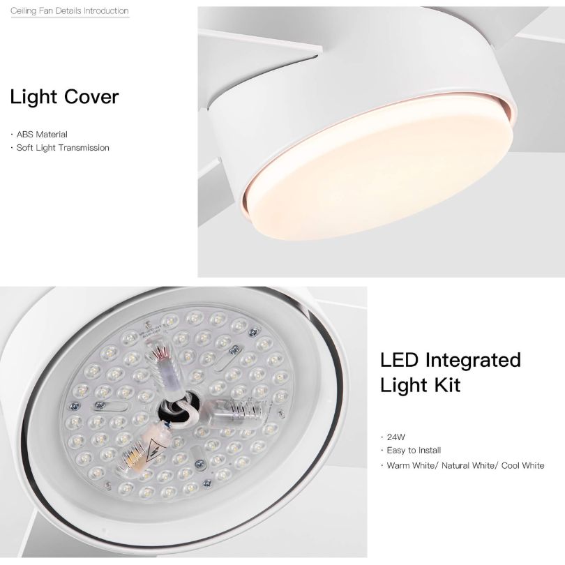 LED Integrated and light cover 