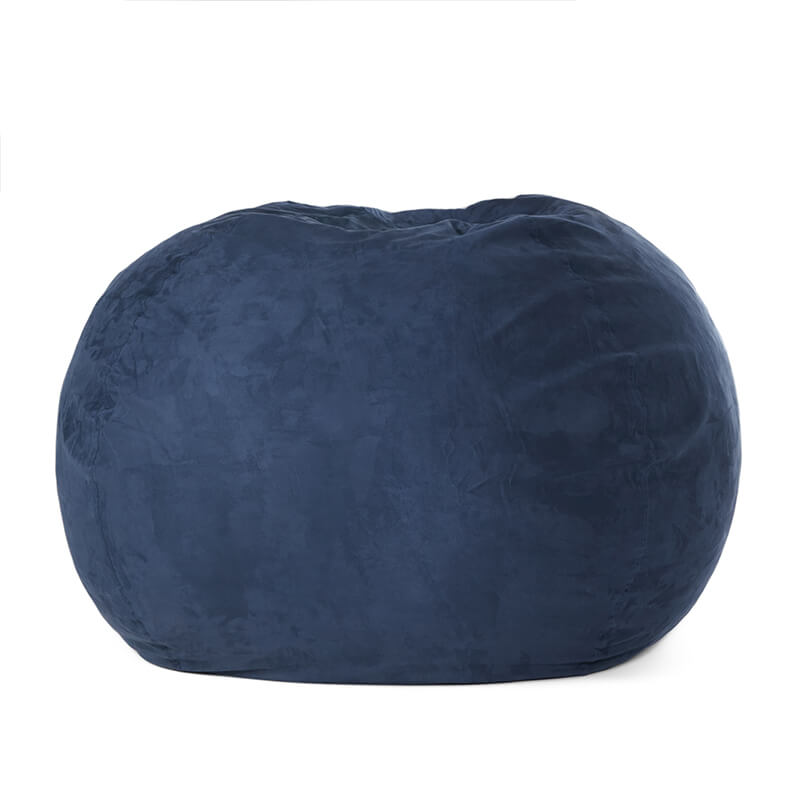 52" Midnight Blue Microfiber 5-Foot Bean Bag Chair