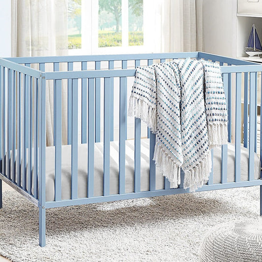 53.50" Palmer 3-in-1 Convertible Island Crib - Baby Blue