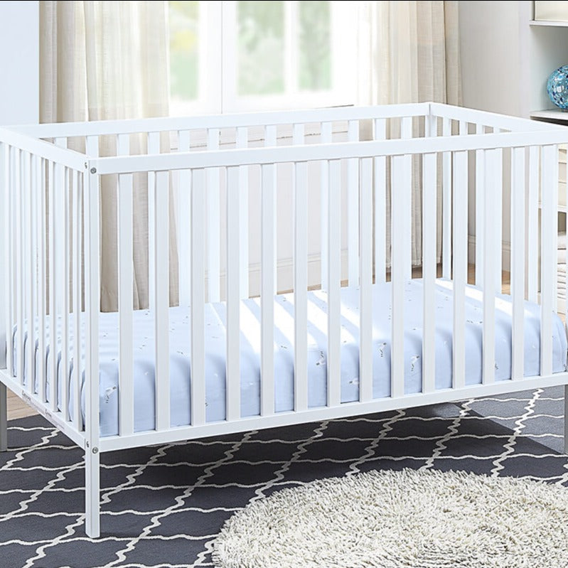 53.50" Palmer 3-in-1 Convertible Island Crib - White