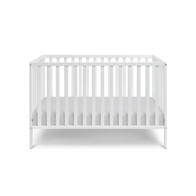 white toddler bed frame