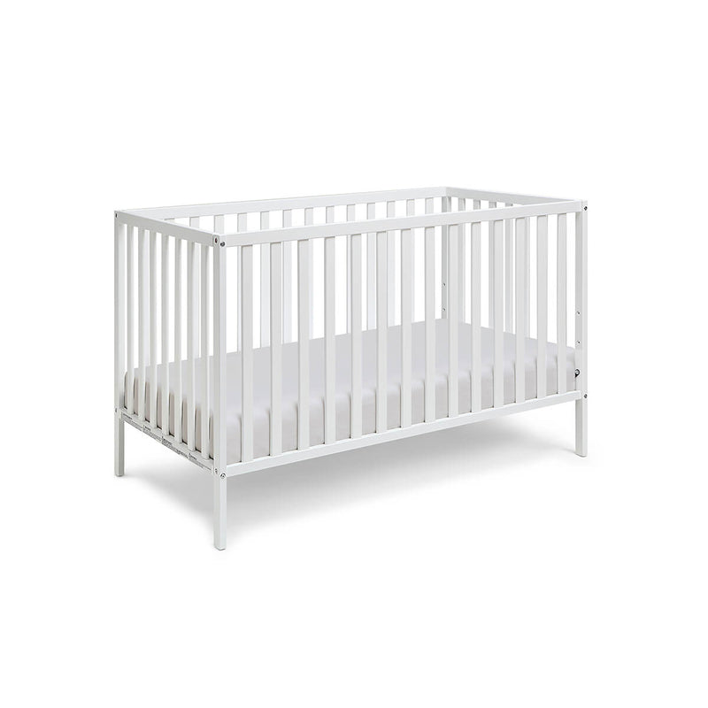 white toddler bed frame