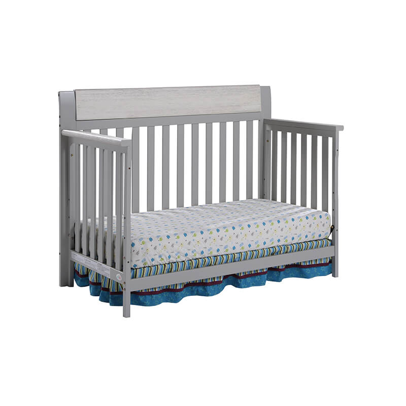 weathered granite toddler bed frame