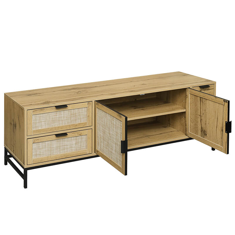 59" Rattan TV Stand 