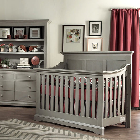 60.75" Convertible Crib in Ash Gray