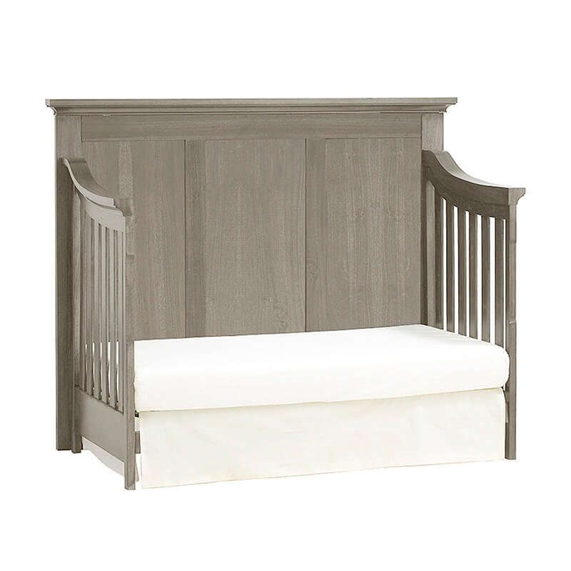 60.75" Convertible Crib in Ash Gray - 4-in-1 Bed