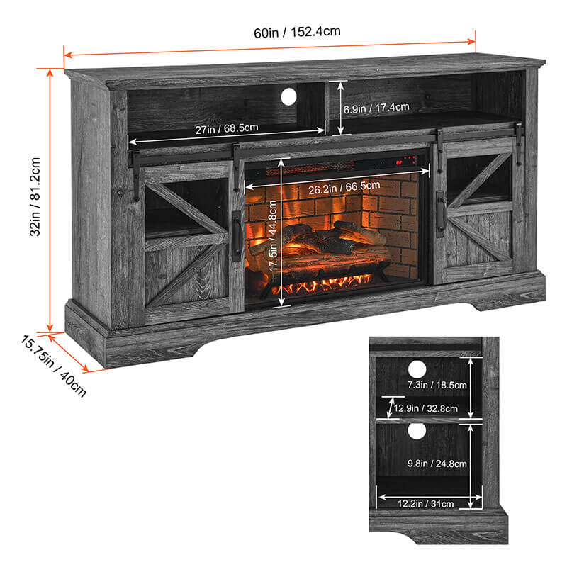 Fireplace TV Stand