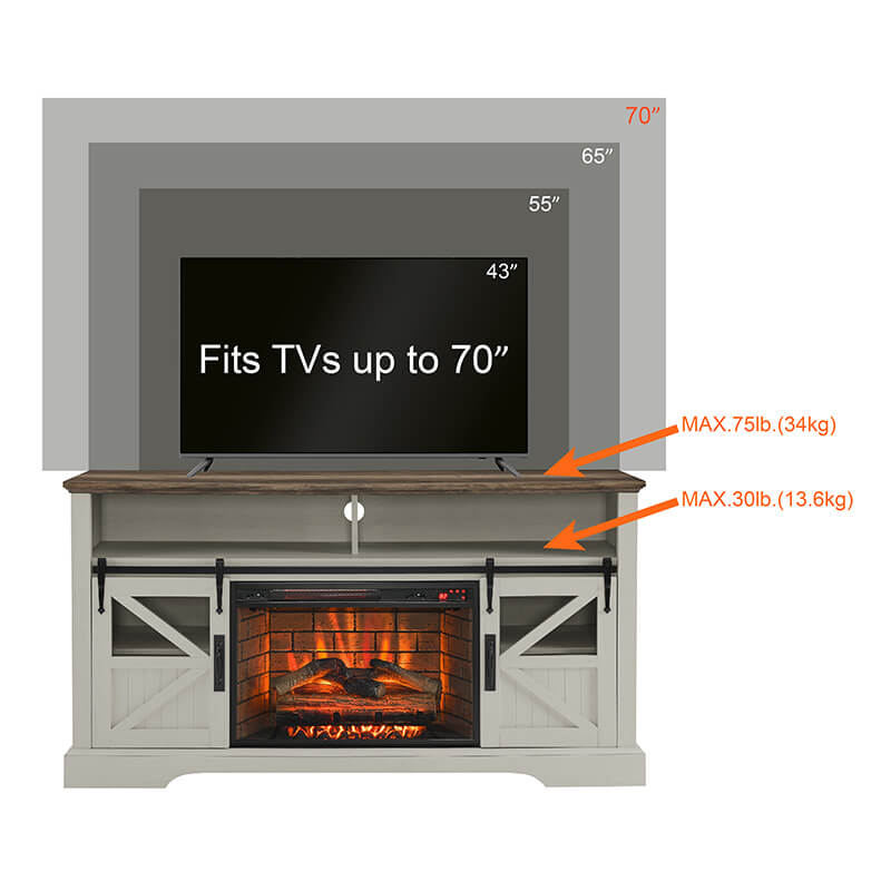 Fireplace TV Stand