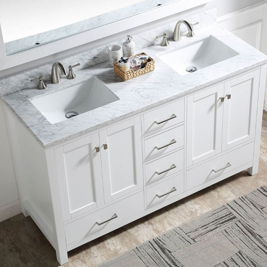 60" Double Sink Bathroom Vanity