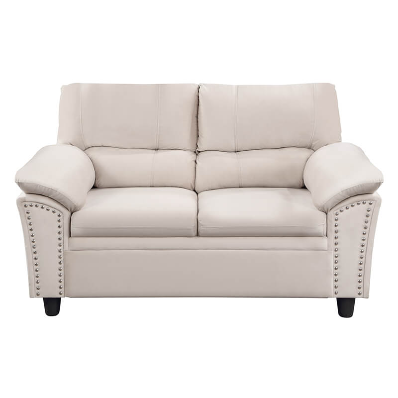 Beige Loveseat Sofa