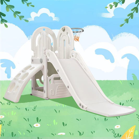 63" Gray Toddler Climber and Slide Playset