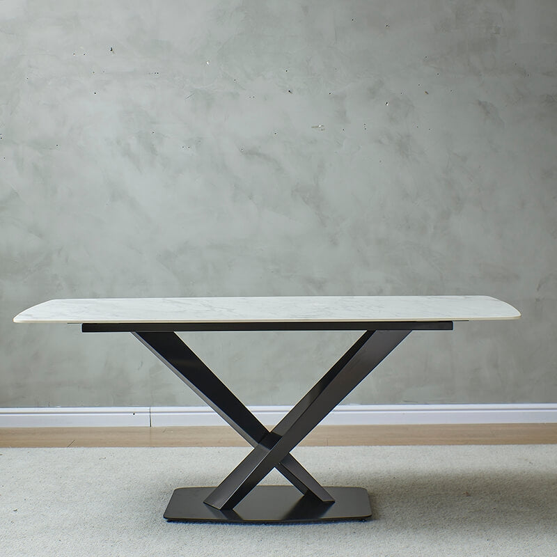  Black X-shaped Base table