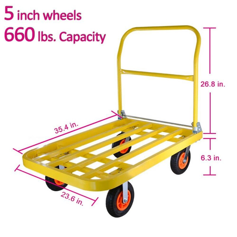 Hand Truck Push Cart Trolley