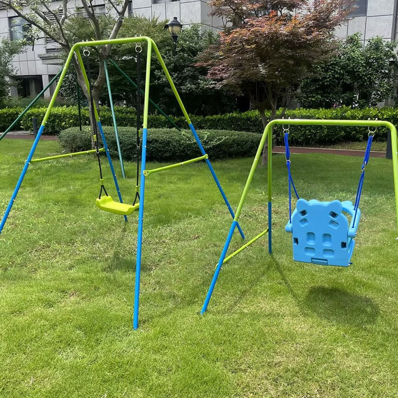 Plastic Safe Swing Set