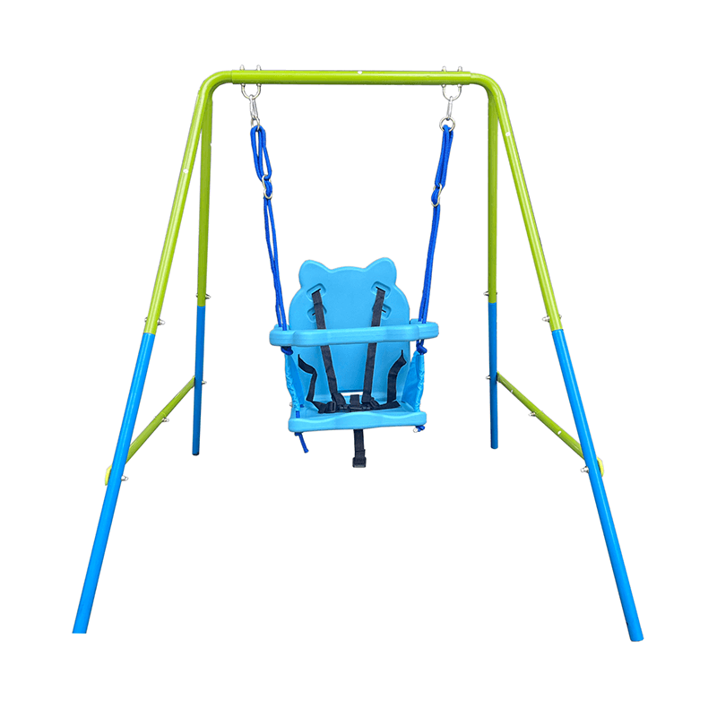 67" Green & Blue Interesting 2-in-1 Baby Swing