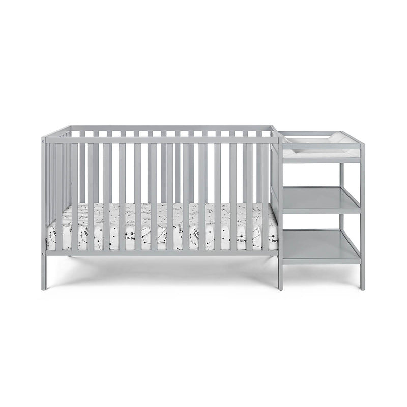 71.50" Palmer 3-in-1 Convertible Crib with Changer - Gray