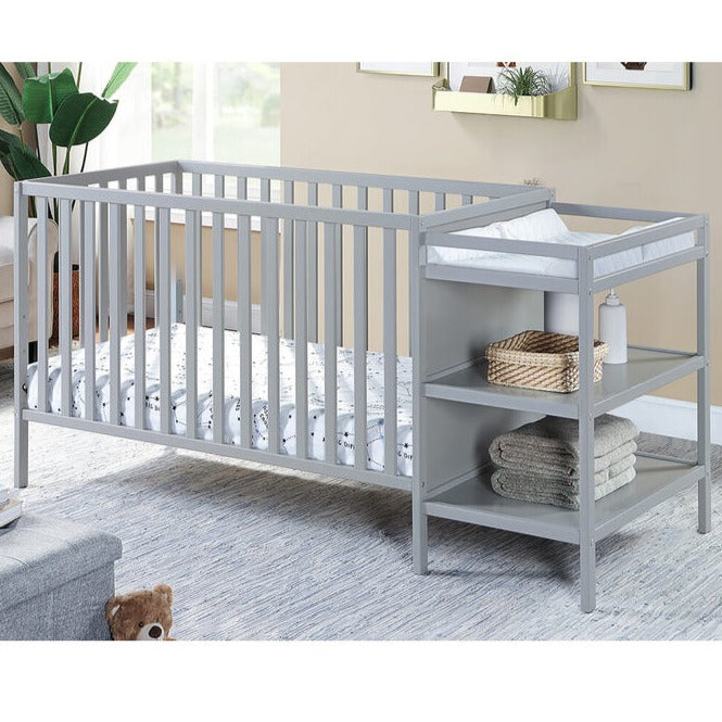 gray toddler bed frame