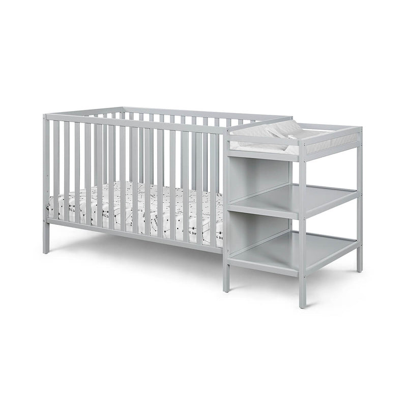 71.50" Palmer 3-in-1 Convertible Crib with Changer - Gray