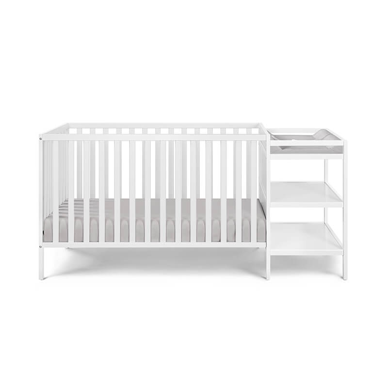 white toddler bed frame