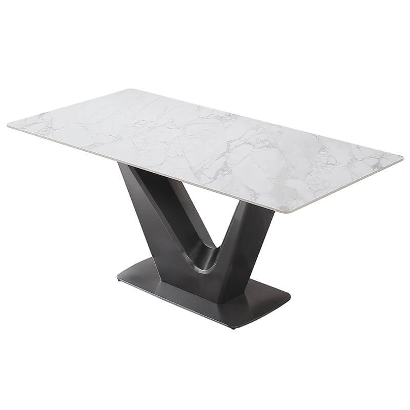  V-Shape Pedestal Base table