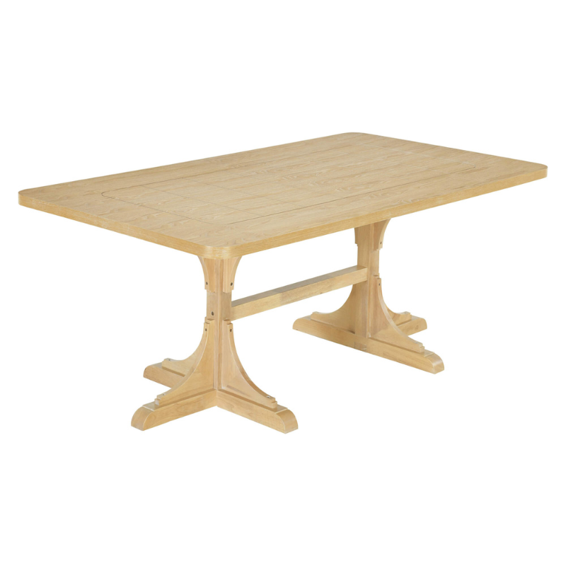 Wooden Rectangular Dining Table 