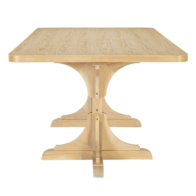 Wooden Rectangular Dining Table 