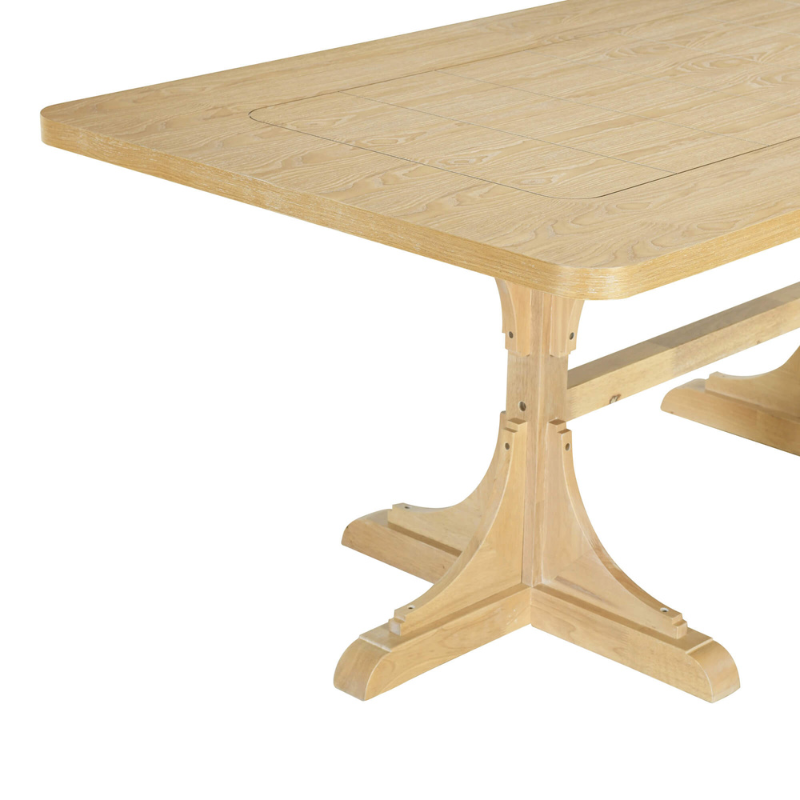 Wooden Rectangular Dining Table 