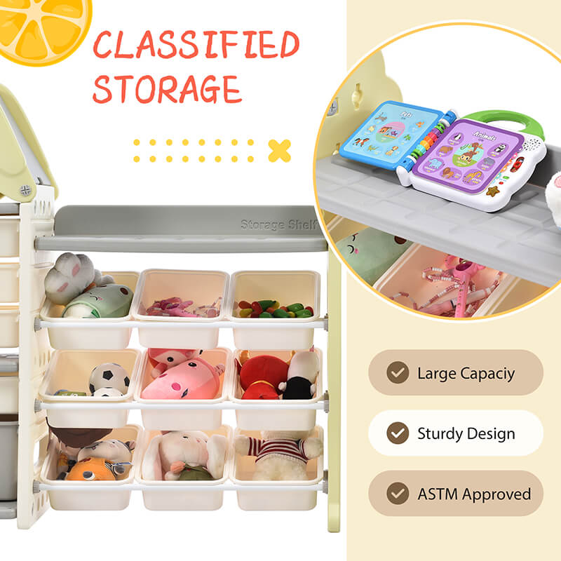 Classified storage - sturdy design and large capacity 