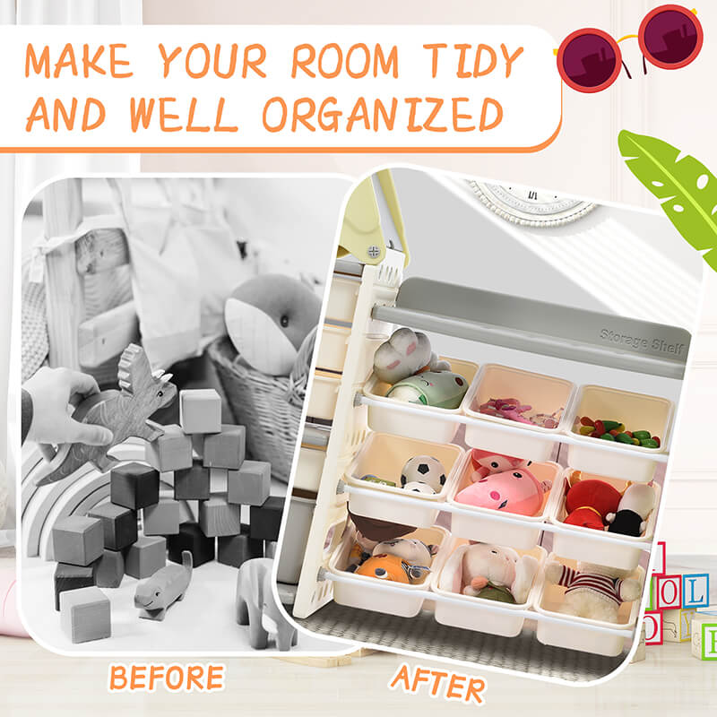 Make your room tidy and well organized - from an unkempt room to after using our product