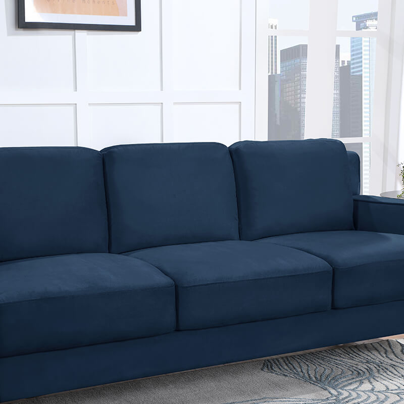 Blue 3-Seater Sofa