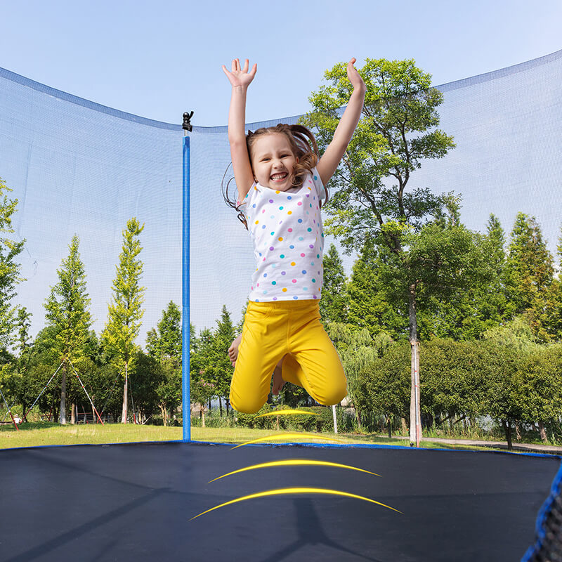 Trampoline with Safety Enclosure Net