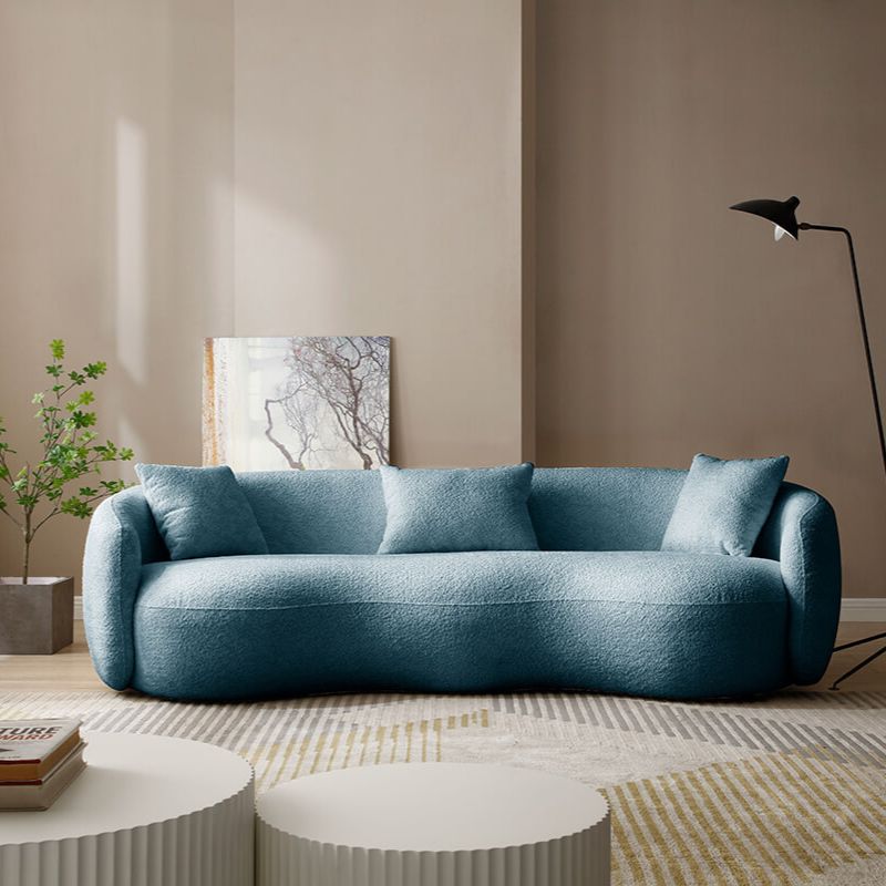 blue rotating sofa