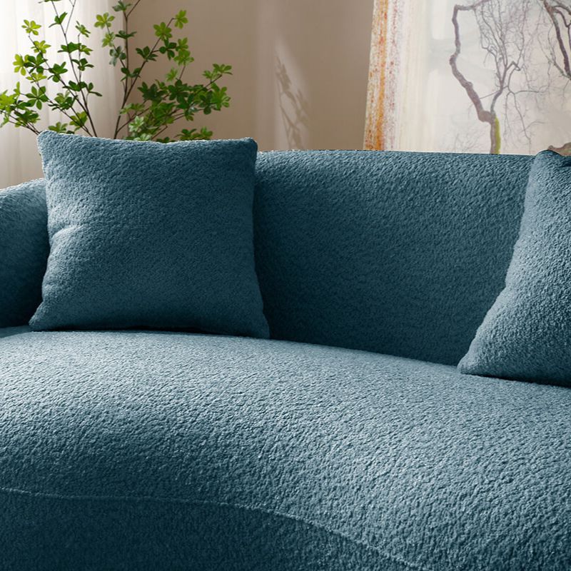 blue rotating sofa