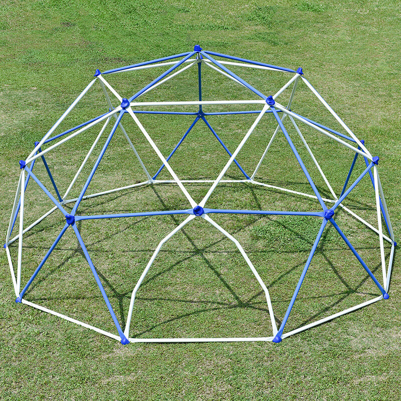 11ft Blue Kids Geometric Dome Climber - Steel Climbing Tower