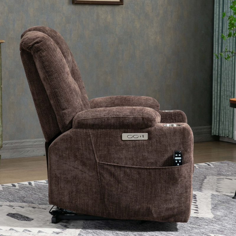 recliner with heat and massage