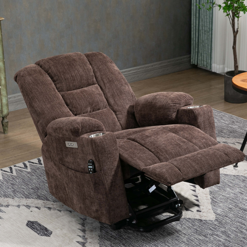 recliner with heat and massage