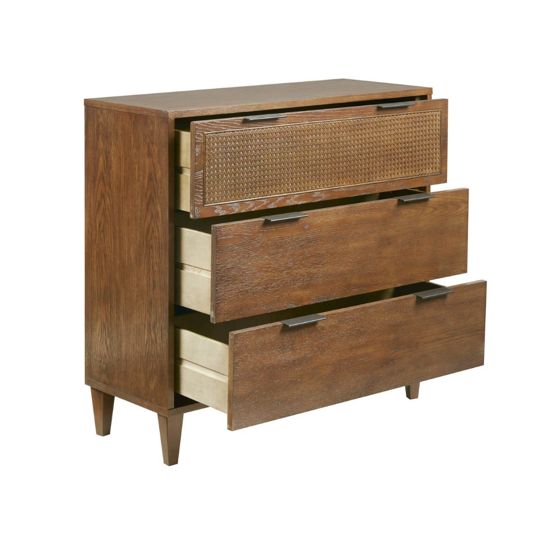 Contemporary Cali 3-Drawer Accent Chest