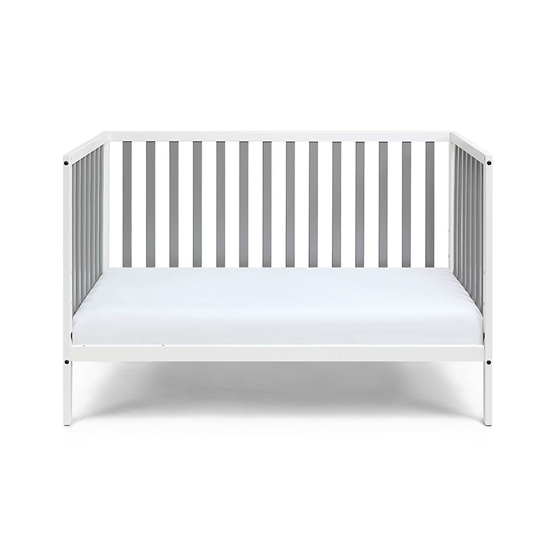 Deux Remi 3-in-1 Convertible Island Toddler Crib white