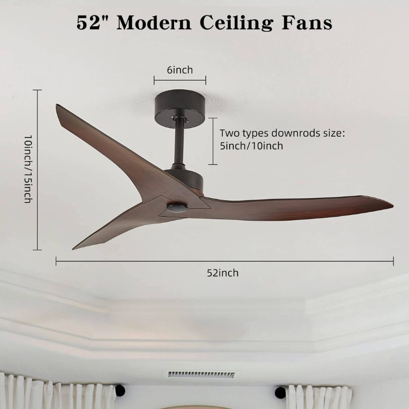 sleek ceiling fan