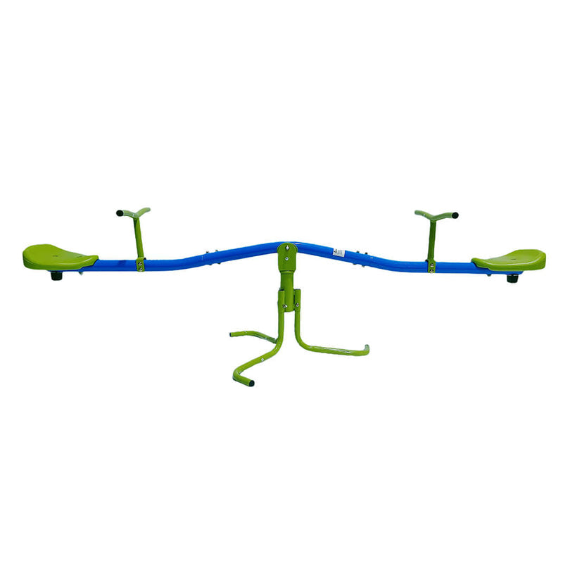 Green Outdoor Playground 360 Twirl Seesaw - Kids Age 3+