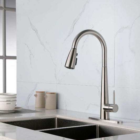 High Arc Single Handle Kitchen Sink Faucet