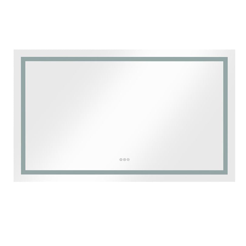 wall mounted lighted mirror