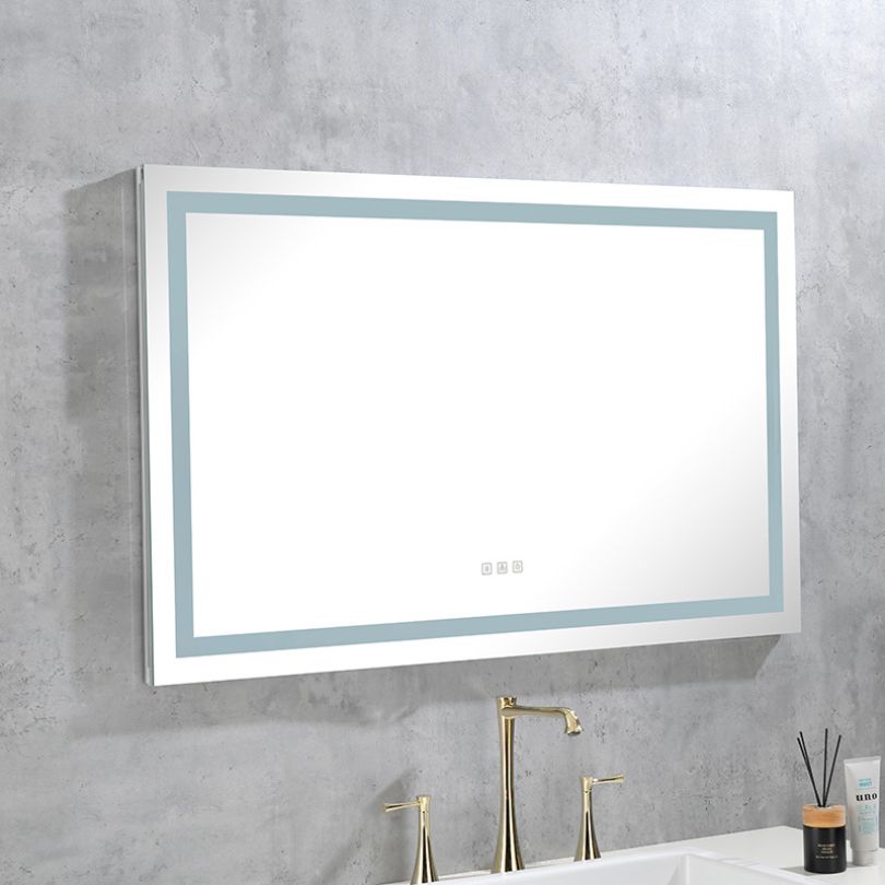 wall mounted lighted mirror