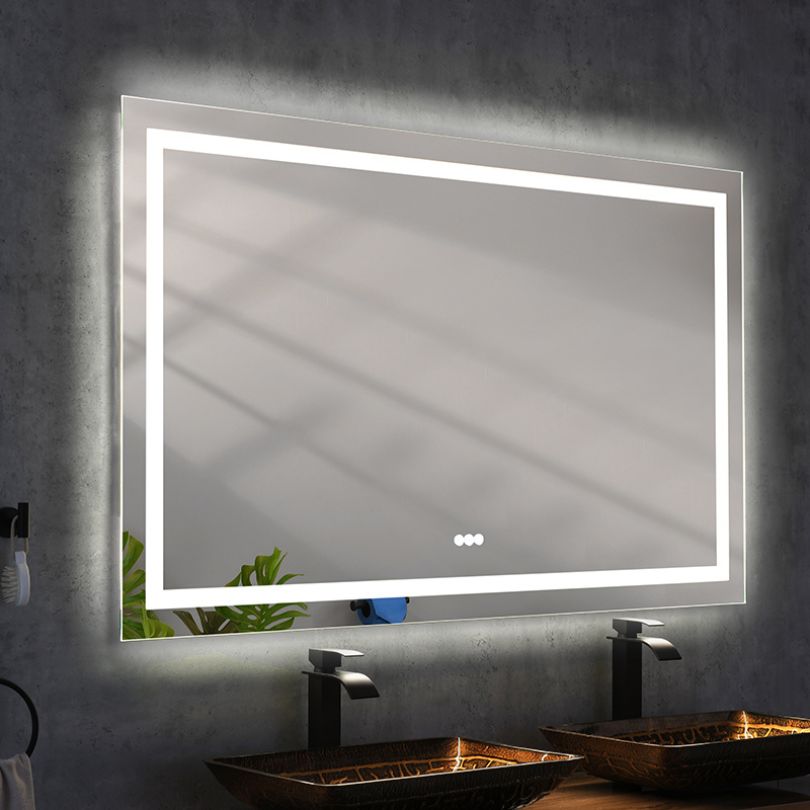 wall mounted 3 color light mirror