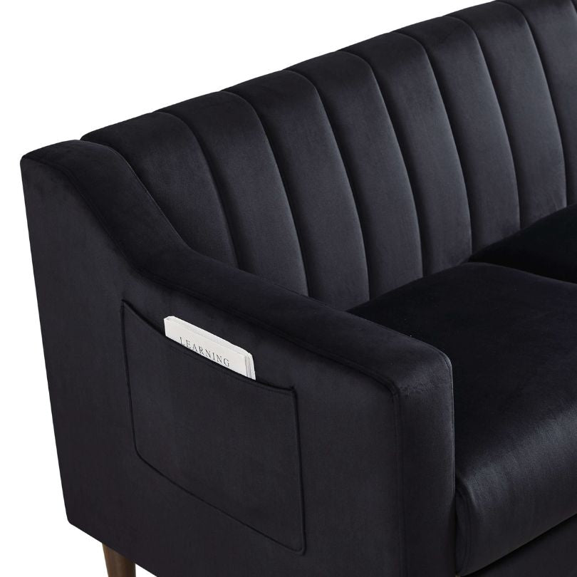 decorative upholstered single sofa