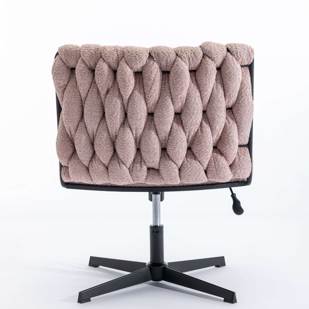 Modern Armless Office Desk Chair No Wheels – Liminal Luxe