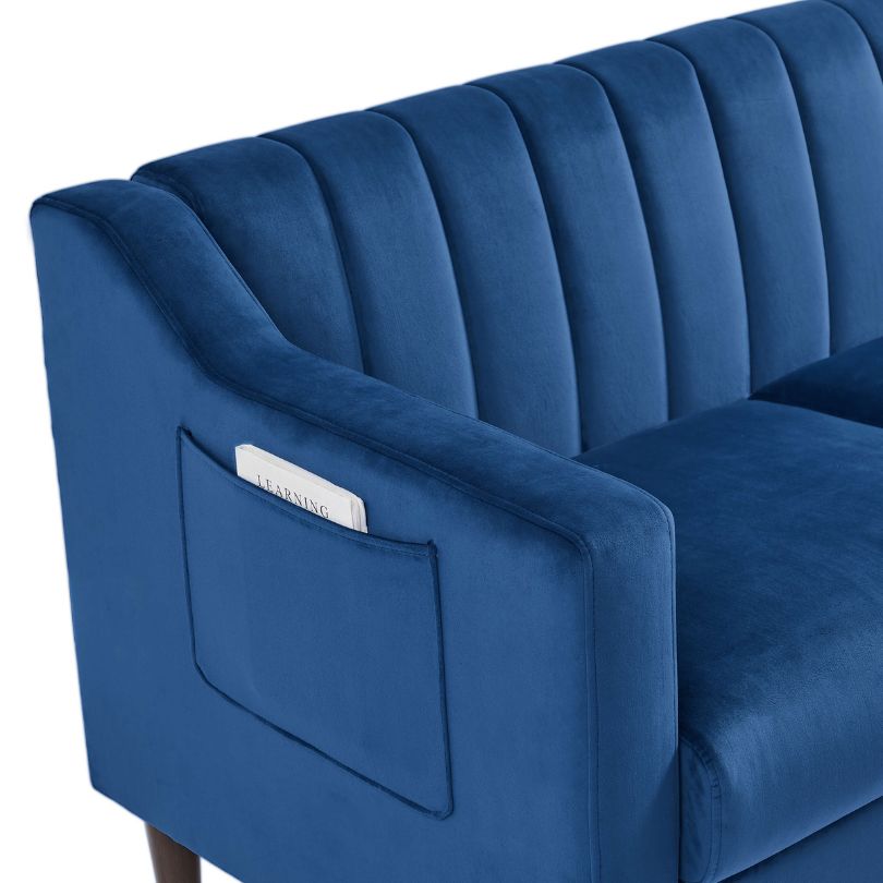 decorative upholstered single sofa