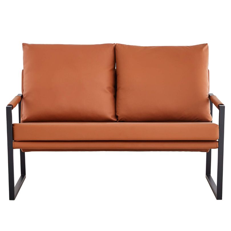 The Modern Two-Seater Sofa on a white background